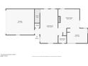 Layout of the home featuring garage, stairs, living room, Gathering room, kitchen, and bathroom at 557 Liverpool Ave, Henderson, NV 89011