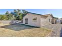 View of a backyard with a covered patio at 7176 Southpark Ct, Las Vegas, NV 89147