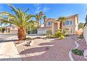 Eye-catching home with neat desert landscaping at 3658 Ambergate Ct, Las Vegas, NV 89147