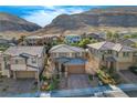 Beautiful aerial view of the property showcasing its prime location and neighborhood at 5741 Shadow Bend Dr, Las Vegas, NV 89135