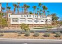 Lake Las Vegas community sign featuring restaurants and hotel accommodations at 8 Via Dolcetto, Henderson, NV 89011