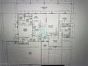 Detailed floor plan showcasing the layout of this new home, including the bedrooms, bathrooms, and kitchen at 1831 E Deerskin St, Pahrump, NV 89048