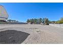 Spacious backyard with a detached shed and plenty of room to expand at 736 N Kiel St, Henderson, NV 89015