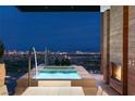 Rooftop hot tub overlooking city skyline and offering panoramic views at 11660 Summit Club Dr # 204, Las Vegas, NV 89135