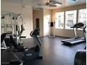 Well-equipped fitness center with treadmill, stationary bike and weightlifting machines at 6134 Pine Villa Ave # 103, Las Vegas, NV 89108