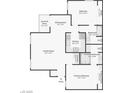 Detailed floor plan outlining the layout of the home including room dimensions and features at 3145 E Flamingo Rd # 2119, Las Vegas, NV 89121