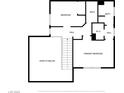 Upstairs floor plan showcasing primary and second bedroom, baths, and hall at 3440 White Mission Dr, Las Vegas, NV 89129