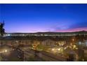 Spectacular sunset view over the city from residential neighborhood at 320 Lorelei Rock St, Las Vegas, NV 89138