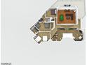 Detailed floorplan showcasing the layout with multiple bedrooms, and recreational spaces at 6965 S Valley View Blvd, Las Vegas, NV 89118