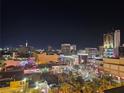 Breathtaking city view at night, showcasing bright lights and vibrant cityscape at 150 Las Vegas Blvd # 1014, Las Vegas, NV 89101