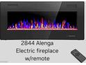 Contemporary electric fireplace with remote control included at 2844 Alenga St, Henderson, NV 89044