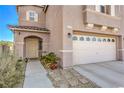Inviting home featuring desert landscaping and a convenient two-car garage at 6472 Chebec St, North Las Vegas, NV 89084