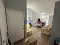 Open floor plan of the living room, dining area and kitchen at 2266 Carved Canyon Ln, Laughlin, NV 89029