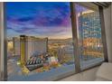Stunning city view showcasing nearby casinos at sunset at 3726 Las Vegas Blvd # 2407, Las Vegas, NV 89158