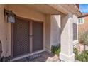 Inviting home entrance with unique double security doors at 37 Stone Cress Dr, Henderson, NV 89074