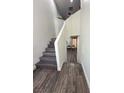 Inviting entryway featuring durable laminate floors and natural light at 4056 Blue Wildrye St, Las Vegas, NV 89122