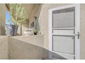 Cozy patio area featuring potted plants and outdoor space for relaxing or entertaining at 3924 Quiet Pine St # 201, Las Vegas, NV 89108