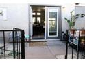 Cozy enclosed patio with an open sliding glass door view into the home at 432 Sellers Pl, Henderson, NV 89011