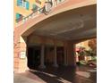 Covered building entrance with columns and signage for Viera Private Residences at 30 Strada Di Villaggio # 439, Henderson, NV 89011