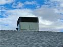 A view of the home's roof with an air conditioning unit at 6489 Gunderson Blvd, Las Vegas, NV 89103