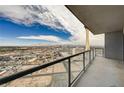 Incredible views from the outdoor balcony overlooking the city skyline at 200 W Sahara Ave # 3009, Las Vegas, NV 89102