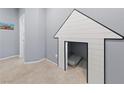 Unique built-in dog house providing a cozy retreat for your furry companion at 3835 Berenices Ave, North Las Vegas, NV 89084