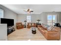 Inviting living room with hardwood floors and neutral walls, perfect for relaxation at 6255 W Arby Ave # 193, Las Vegas, NV 89118
