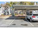 Assigned covered parking near the building provides convenient parking for residents and visitors at 5211 Caspian Springs Dr # 201, Las Vegas, NV 89120