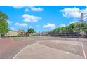 Outdoor basketball court with a metal fence, perfect for recreation and staying active at 1455 E Katie Ave # 16, Las Vegas, NV 89119