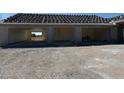 This new construction home features an attached three car garage and plenty of parking at 1351 Huckleberry St, Pahrump, NV 89048