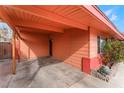 A practical carport with room for parking and brick accents on the exterior walls at 147 Cervantes St, Las Vegas, NV 89101