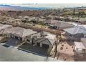 Gorgeous aerial view of single-Gathering homes in a well-planned desert community with mountain views at 479 Apogee, Mesquite, NV 89027