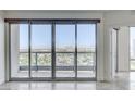 Beautiful balcony view with large sliding windows and cityscape views at 322 Karen Ave # 2003, Las Vegas, NV 89109