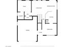 First floor plan shows layout of the living room, kitchen, garage, laundry, and dining areas at 529 Fork Mesa Ct, Henderson, NV 89015