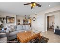 Comfortable living room with neutral tones and an open floor plan at 405 Paradise Pkwy # 170, Mesquite, NV 89027