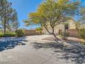 Charming home with mature tree providing shade to the two-car garage and driveway at 8065 Starling View Ct, Las Vegas, NV 89166