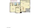 Bartlett model floor plan by Lennar featuring an open concept living and dining area at 965 Nevada State Dr # 8202, Henderson, NV 89002