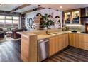 Modern kitchen featuring sleek countertops, stainless steel appliances, and open-concept design at 150 Las Vegas Blvd # 2015, Las Vegas, NV 89101