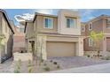Charming two-story home with a two-car garage and landscaped front yard at 31 Castleton Tower Ct, Henderson, NV 89011