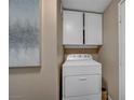 Convenient laundry area equipped with a modern washer and dryer for easy chores at 10001 Peace Way # 1321, Las Vegas, NV 89147