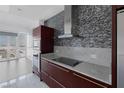 Contemporary kitchen with stainless steel appliances and spacious countertops at 4471 Dean Martin Dr # 1202, Las Vegas, NV 89103