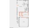 This floor plan features an open-concept layout with a kitchen, great room, and direct access to the garage at 9135 Eagle Ford St, Las Vegas, NV 89113
