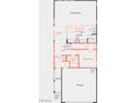 A detailed floor plan highlighting the layout of the first floor, including the great room, kitchen, and bedroom 5 at 9141 Eagle Ford St, Las Vegas, NV 89113