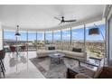 Bright and airy living room with floor-to-ceiling windows offering panoramic city views at 322 Karen Ave # 1507, Las Vegas, NV 89109