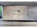 Exterior signage for the Waldorf Astoria Las Vegas, indicating valet parking and hotel lobby at 3750 Las Vegas Blvd # 3301, Las Vegas, NV 89158