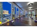 Bright yoga studio with expansive windows offering stunning city views and soft lighting at 3750 Las Vegas Blvd # 3510, Las Vegas, NV 89158