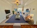 Cozy living room with recessed lighting, and access to outdoor living at 3550 Bay Sands Dr # 2097, Laughlin, NV 89029