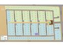 Detailed community map showcasing lot locations, street names, and amenities within the neighborhood at 5715 Golden Chase Ct, Las Vegas, NV 89131