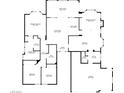 Detailed floor plan showcasing layout, dimensions, and room names at 2729 Echo Mesa Dr, Las Vegas, NV 89134