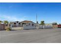Exterior shot, emphasizing the gated entry and architecture at 8365 Haven St, Las Vegas, NV 89123